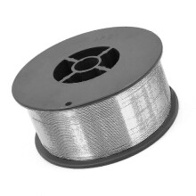 Fil de soudage à âme fourrée aluminium 0,8mm, sans gaz autoprotégé, pour soudage MIG acier léger positions verticale et plafond