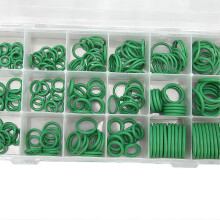 225PCS Air Conditioning O Ring Assortment Kit, Rubber Dustproof Leakproof, compatible with Mercedes-Benz