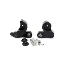 Rear Shock Lowering Kit, Aluminum Black, compatible with Yamaha X-MAX 300 2021 2022