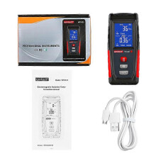 Digital EMF Tester, Electromagnetic Field Radiation Detector, 5Hz-3500MHz, Color LCD, Rechargeable, Temperature Measurement