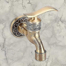 Antique Style Brass Cold Water Faucet G1/2 Thread, 4.33x3.54 Inch