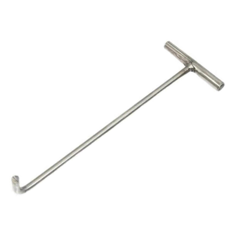 T Shaped Manhole Hook, Stainless Steel, 38Cm, For Lifting Manhole Cover Levers, Portable Lifting Hook 6944168341251