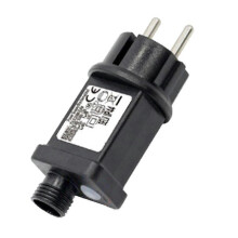 Alimentatore trasformatore da 24 V, impermeabile IP67, 6 W, spina europea, per decorazioni natalizie, di Halloween e a LED per interni ed esterni.