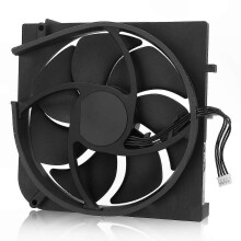 Interne koelventilator, stille 7-bladige vervangende koelplaat compatibel met Microsoft Xbox Series S-console, zwarte interne koeloplossing