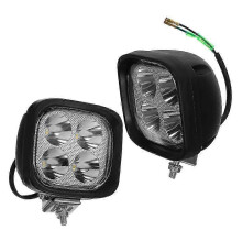 Forklift Replacement Work Lights, 2 Pack, Black Plastic, 12V 24V 48V, Super Bright Low Power Consumption