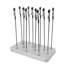 Alligator Clip Stick 12x Metal Silica Gel Painting Tool with Magnetic Base for Model Kits
