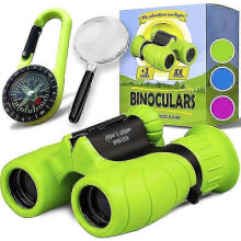 Binoculars for Kids with 8x21 Magnification, Shockproof and Rainproof, Soft Grip for Ages 3-14