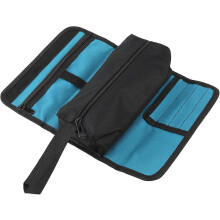 Sac à outils enroulable, pochette pliable et étanche avec plusieurs poches pour électriciens et bricoleurs
