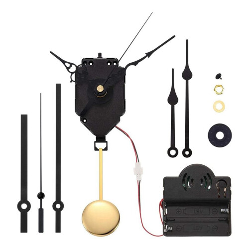 2X Modern Pendulum Clock Movement Set with Hands and Chime 1