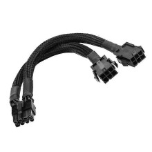 Dual 6 Pin to 8 Pin GPU Power Cable 20cm 18AWG Compatible with PCIe Graphics Card Adapter