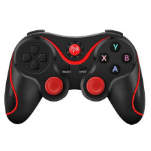 Gamepad wireless Bluetooth compatibile con PC, PS3, Android e Steam, ricaricabile, design ergonomico.