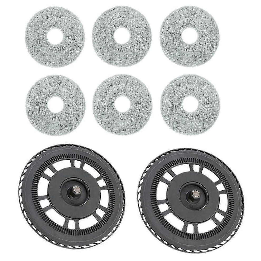 Mop Holder Bracket With 6 Mop Cloths Compatible With Dreame L10s Pro Ultra Heat X30 Ultra X40 Ultra S30 Pro Ultra 6944168471866