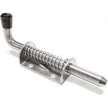 Spring Loaded Latch Pin 304 Stainless Steel 128mm with Grip for Doors and Windows