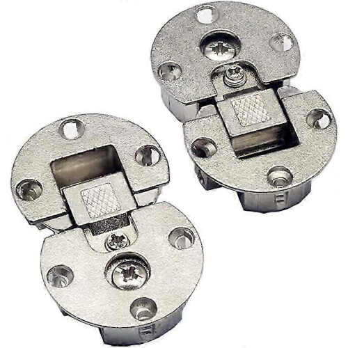 Folding Hinge for Furniture 90 Degree Adjustable Hidden Semicircular Table Hinge