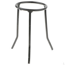 Dreibeinstativ aus Eisen für Laborexperimente, 15 cm hoch, 9,5 cm Durchmesser oben, für Chemieexperimente