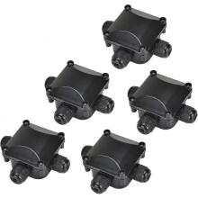 Waterproof Junction Box 5 Pack, ABS PC Material, Underground Cable Sleeve