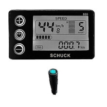 Display für Elektrofahrräder, kompatibel mit BBS01, BBS02 HD Mittelmotor (24 V, 36 V, 48 V), wasserdicht