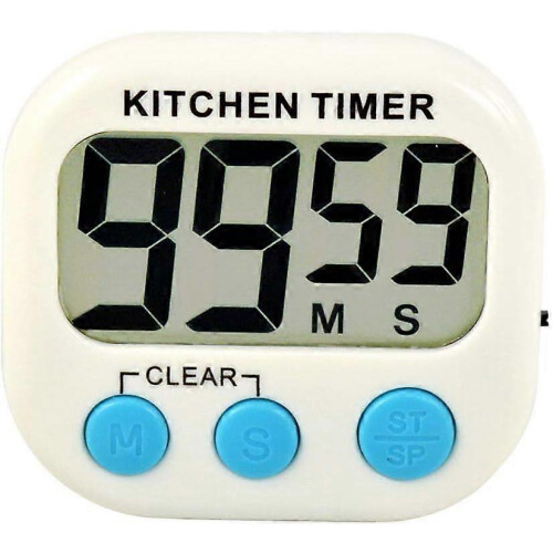 Magnetic Backing Retractable Stand Digital Timer with Countdown Stopwatch Function