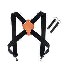 Binoculars Harness Strap for Birding Photography, Dual Camera Shoulder Strap with Fast Release Buckles, Adjustable X Strap