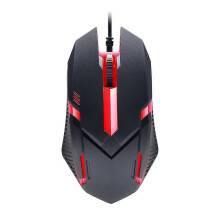 Bedrade LED-muis met RGB-achtergrondverlichting, ergonomisch ontwerp en hoge DPI voor kantoor en gaming