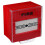 Resettable Manual Fire Alarm Call Point with Quick Response, Water Resistant, Red Plastic 1