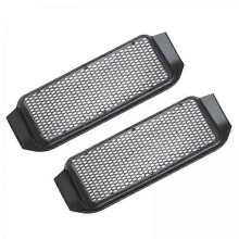 2 PCS Under Seat Air Vent Cover, ABS Plastic Mesh Dust Protector for Car Interior