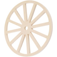 Houten wiel wanddecoratie, hangend karrenwiel, rustieke vintage stijl voor huis en tuin