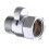 Chrome Shower Flow Control Valve Brass Adjustable Water Regulator for Bathroom 1