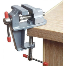 Mini Vice for Small Table Clamp, Aluminum Alloy Tool for Hobby Craft Repair, Clamping Range 0-1.2 Inch
