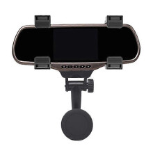Magnetische Silikon-Handyhalterung für den Auto-Rückspiegel, kompatibel mit 5,5–8 cm Breite, stabil und verstellbar