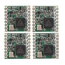 RFM95-868MHz draadloze ontvangermodule voor LoRa SX1276, 4 stuks, groene printplaat
