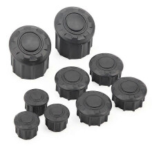 9 pezzi coprifori telaio moto, compatibile con BMW R1200GS LC Adventure 2014-2018 R1250GS Adventure ABS nero impermeabile antipolvere antiruggine