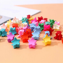 Mini haarclips, kleine sterclips, 50 stuks, kleurrijk, sterke grip, lichtgewicht, voor meisjes en vrouwen