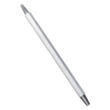 Broken Spark Plug Remover Tool, Double Ended Steel, 7.28 Inch, Automotive Engine Extractor for Repair Maintenance
