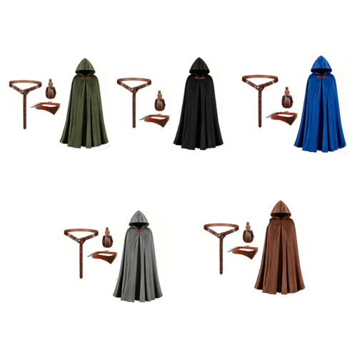 Costume de Chevalier médiéval Halloween Chevalier-Vert armée 1