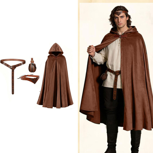 Costume de Chevalier médiéval Halloween Chevalier-Vert armée 2