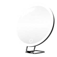 Vergrootspiegel 30x, concaaf, dimbaar, LED-verlichting, oplaadbaar, draagbaar, 15 cm, met schaar en pincet.