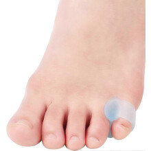 Separadores y protectores de dedos de gel, almohadillas de silicona para dedos superpuestos, paquete de 10 unidades