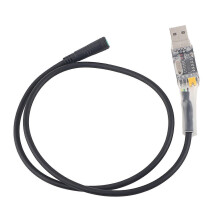 USB-Programmierkabel, 58 cm Nylonkabel für Mittelmotor-Kits von E-Bikes