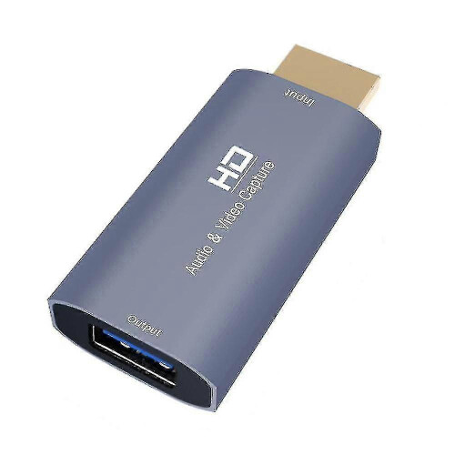 Placa de Captura de Vídeo Z51 USB Fêmea para HDMI Macho 4K Compatível com Windows Android Linux MacOS
