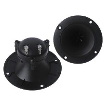 2 Stück 150-W-Hornhochtöner, Frequenzgang 5–20 kHz, Empfindlichkeit 91 dB, schwarzes Kunststoff-Audio-Hochtönersystem