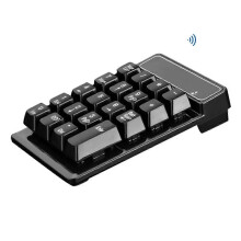 2.4GHz Wireless Numeric Keypad 19 Keys Mini USB Number Pad for Laptop PC Windows