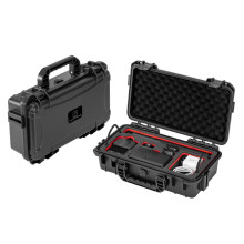 Custodia protettiva compatibile con DJI Osmo 360, a doppio strato in EVA e ABS impermeabile, con scomparti personalizzabili.