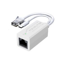 USB Type C PoE Splitter 48V to 5V 2.4A IEEE802.3AF/AT for Network Devices
