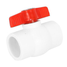 Zawór kulowy z PVC 50 mm 2 cale końcówki ślizgowe do systemów zaopatrzenia w wodę i nawadniania