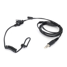Luchtslang oortelefoon met verborgen microfoon voor walkie-talkie, compatibel met meerdere modellen, zachte oordopjes