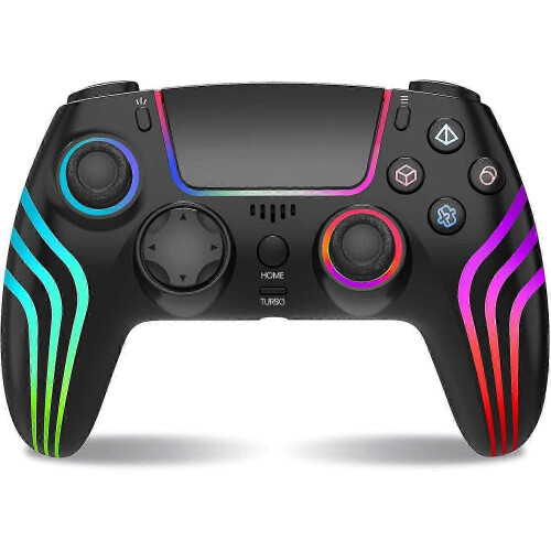 Wireless Controller Compatible with PS4 PS4 Pro PS4 Slim PC with LED Lighting Dual Vibration Ergonomic Design
