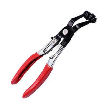 45 Hose Clamp Pliers with Ratchet Lock, Alloy Steel, 215mm Length, 60mm Max Opening