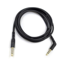 Ersatz-Aux-Kabel kompatibel mit Steelseries Arctis Nova Pro Headset, 1,5 m TPE, rechtwinklige Stecker