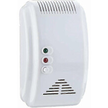 Erdgas- und Flüssiggaswarngerät 12V Weiß 115x75x35mm für Haushalt Methan Propan Butan LPG